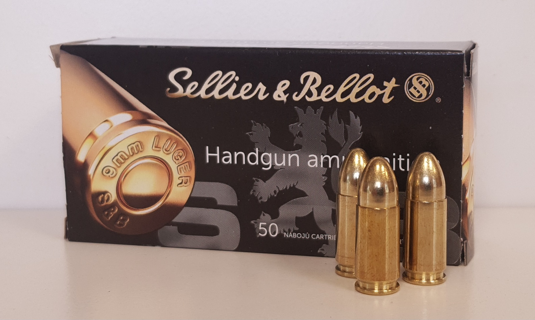 9mm LUGER  124gr FMJ S&B