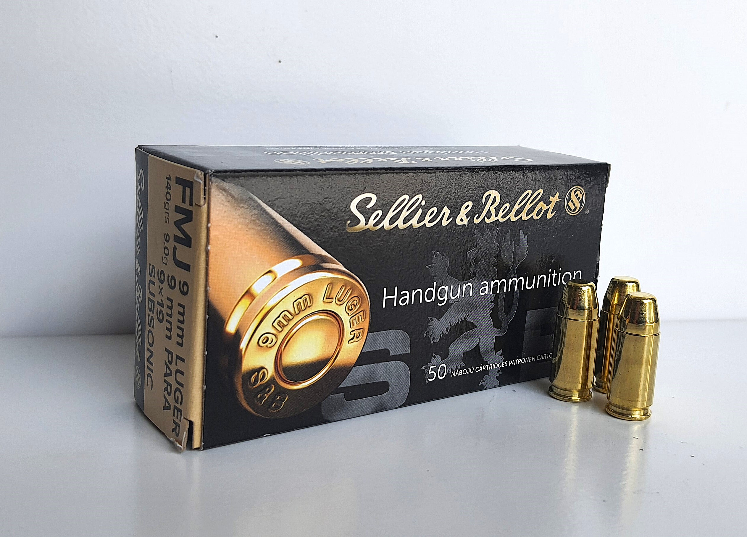 S&B 9mm Subsonic FMJ