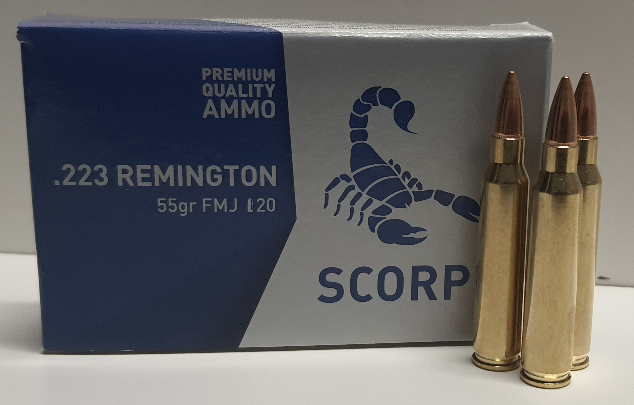 .223Rem 55gr FMJ Scorpio